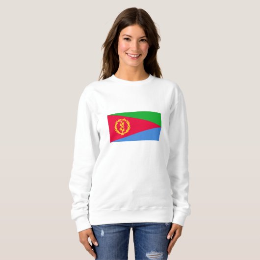 Sweatshirt Drapeau Érythrée (Devant entier)