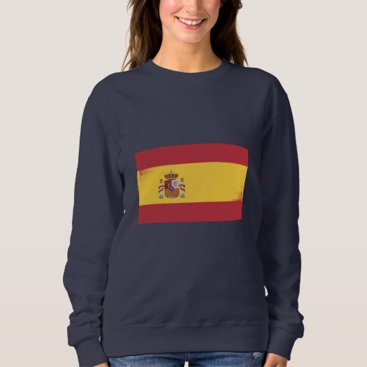 Sweatshirt Drapeau Espagne (Devant)