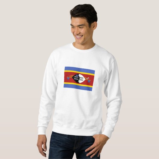 Sweatshirt Drapeau Eswatini (Devant entier)