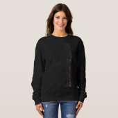 Sweatshirt Drapeau Fabriqué pour nous Vintage (Devant entier)