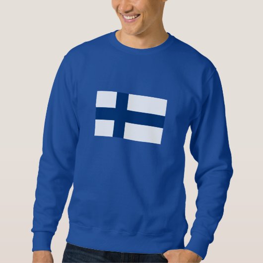 Sweatshirt Drapeau Finlande (Devant)