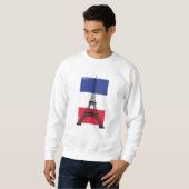 Sweatshirt Drapeau français France (Devant entier)