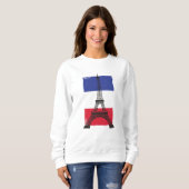 Sweatshirt Drapeau français France (Devant entier)
