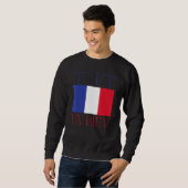Sweatshirt Drapeau Français France Racines Tout Va Bien (Devant entier)