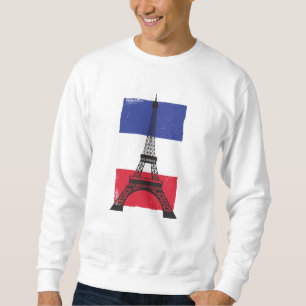 Sweatshirt Drapeau français Paris France