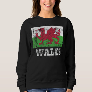 Sweatshirt Drapeau gallois Pride galloise Drapeau gallois 1
