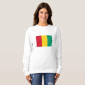 Sweatshirt Drapeau Guinée (Devant entier)