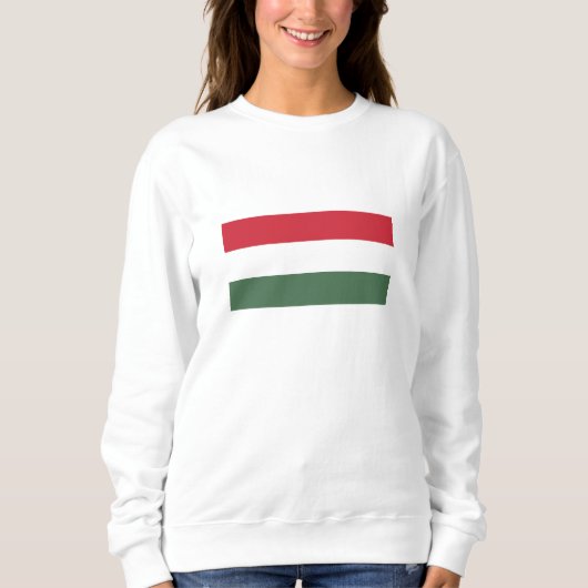 Sweatshirt Drapeau Hongrie (Devant)