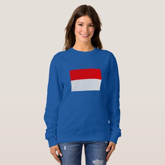 Sweatshirt Drapeau Indonésie (Devant entier)