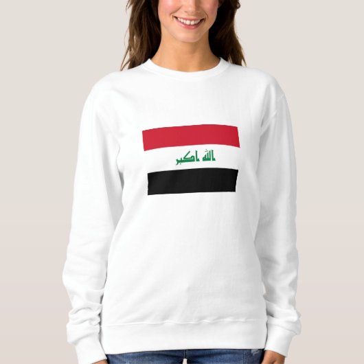Sweatshirt Drapeau Iraq (Devant)