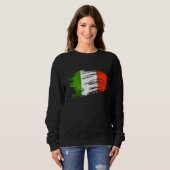 Sweatshirt Drapeau Italie (Devant entier)