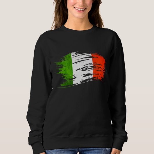 Sweatshirt Drapeau Italie (Devant)