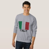 Sweatshirt Drapeau Italie (Devant entier)