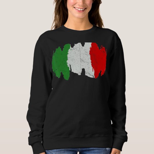 Sweatshirt Drapeau italien Italie Graphique Style italien C i (Devant)