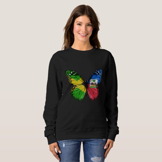 Sweatshirt Drapeau jamaïcain (Devant entier)