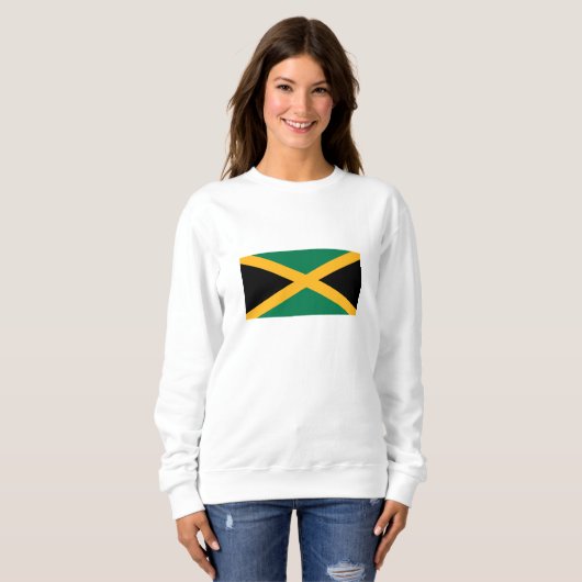 Sweatshirt Drapeau Jamaïque (Devant entier)