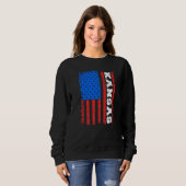 Sweatshirt Drapeau Kansas États-Unis (Devant entier)