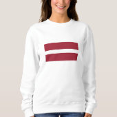 Sweatshirt Drapeau Lettonie (Devant)
