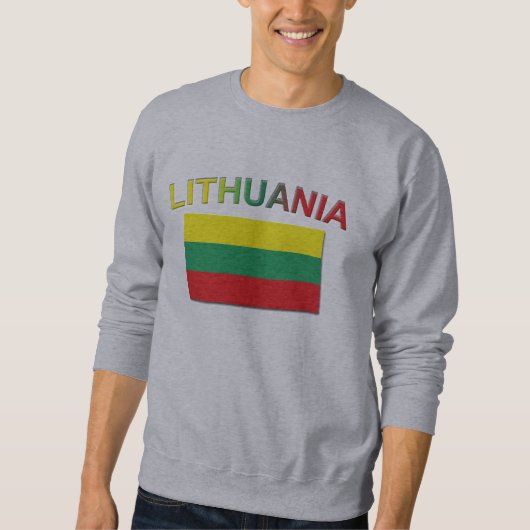 Sweatshirt Drapeau lithuanien 4 (Devant)
