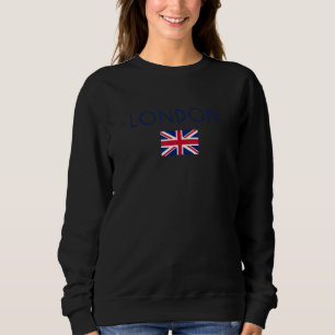 Sweatshirt Drapeau Londres, Angleterre Grande-Bretagne Royaum