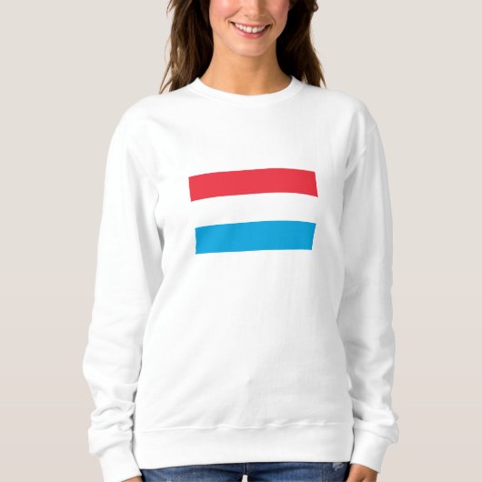 Sweatshirt Drapeau Luxembourg (Devant)