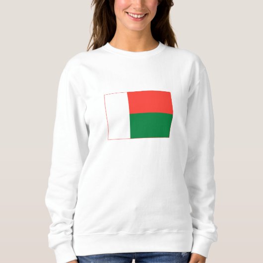 Sweatshirt Drapeau Madagascar (Devant)