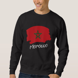 Sweatshirt Drapeau Marocain Maroc 1