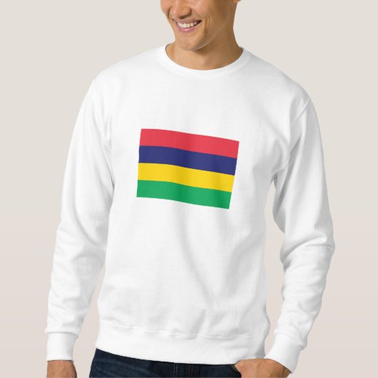 Sweatshirt Drapeau Maurice (Devant)