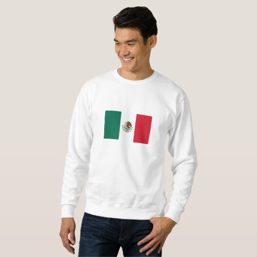 Sweatshirt Drapeau mexicain (Devant entier)
