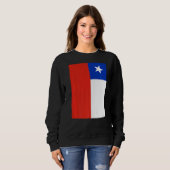 Sweatshirt Drapeau national chilien Vintage (Devant entier)