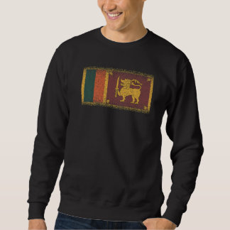 Sweatshirt Drapeau national du Sri Lanka souvenir pour les fe