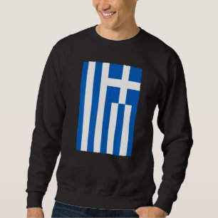 Sweatshirt Drapeau national grec Vintage rétro