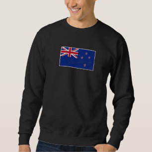 Sweatshirt Drapeau néo-zélandais avec nation néo-zélandaise v