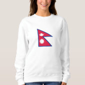 Sweatshirt Drapeau népalais (Devant)