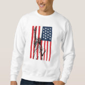 Sweatshirt Drapeau New York NYC Statue of Liberty USA America (Devant)
