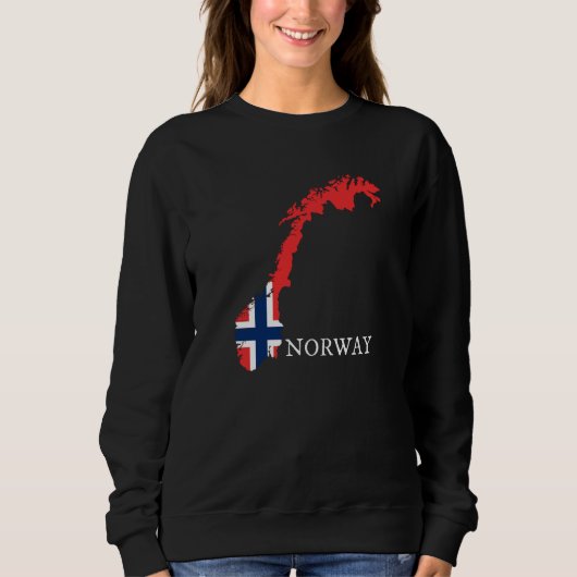 Sweatshirt Drapeau Norvège - Norvège (Devant)