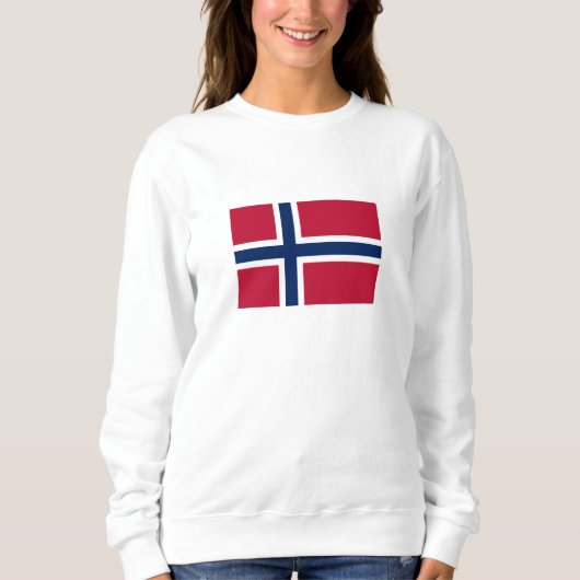 Sweatshirt Drapeau norvégien (Devant)