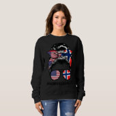 Sweatshirt Drapeau norvégien (Devant entier)
