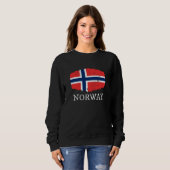 Sweatshirt Drapeau norvégien (Devant entier)