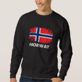 Sweatshirt Drapeau norvégien (Devant)