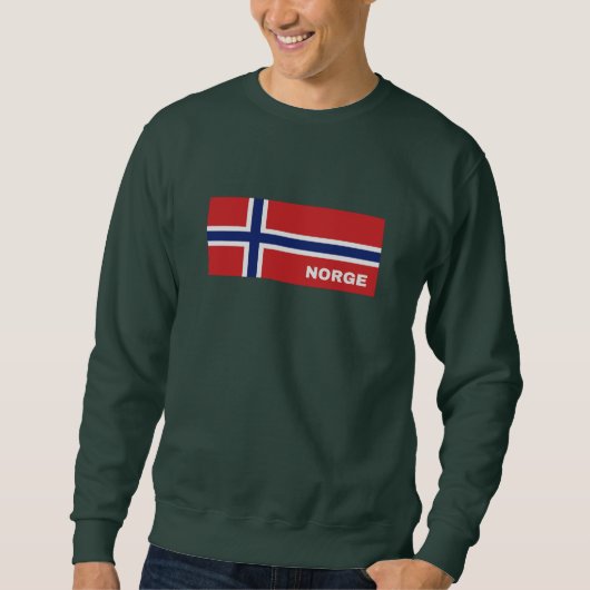 Sweatshirt Drapeau norvégien Norge (Devant)