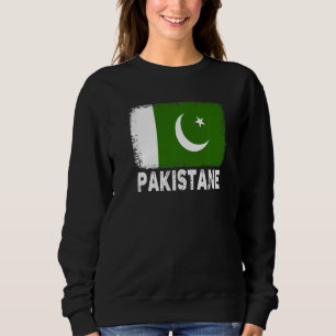 Sweatshirt Drapeau pakistanais Soutien Peuple Pakistanais Fem