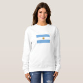Sweatshirt Drapeau patriotique argentin (Devant entier)