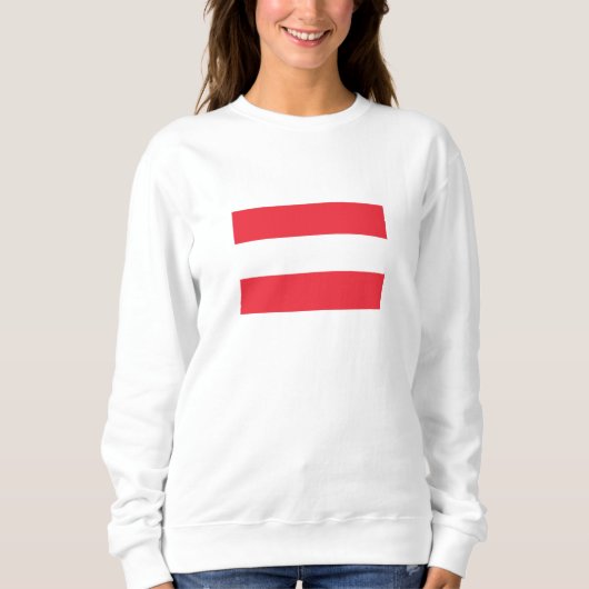 Sweatshirt Drapeau patriotique autrichien (Devant)