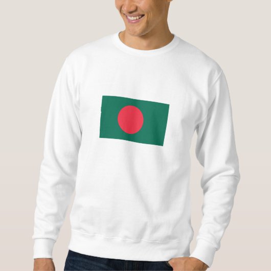 Sweatshirt Drapeau patriotique bangladais (Devant)