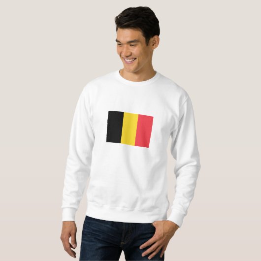 Sweatshirt Drapeau patriotique belge (Devant entier)