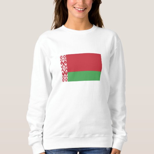 Sweatshirt Drapeau patriotique biélorusse (Devant)