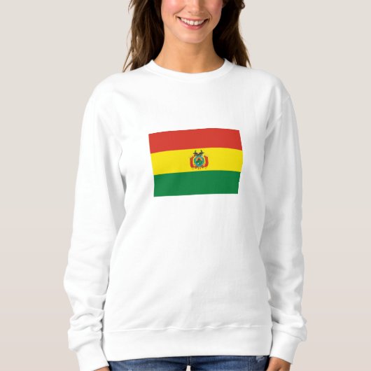 Sweatshirt Drapeau patriotique bolivien (Devant)