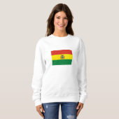 Sweatshirt Drapeau patriotique bolivien (Devant entier)