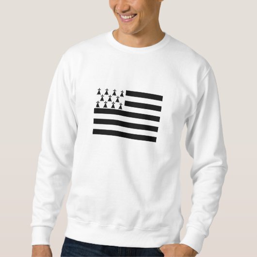 Sweatshirt Drapeau patriotique breton (Devant)